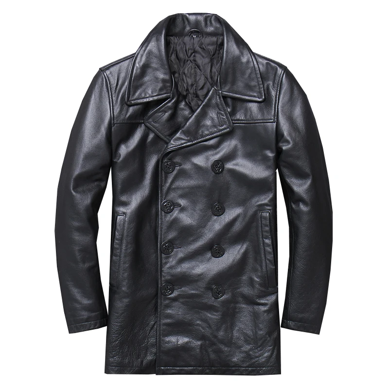 Men's Genuine Long Autumn 2020 Winter Cow Leather Warm Business Black Coat Male Large Size Vintage Thick Jacket
Men's Genuine Long Autumn 2020 Winter Cow Leather Warm Business Black Coat Male Large Size Vintage Thick Jacket