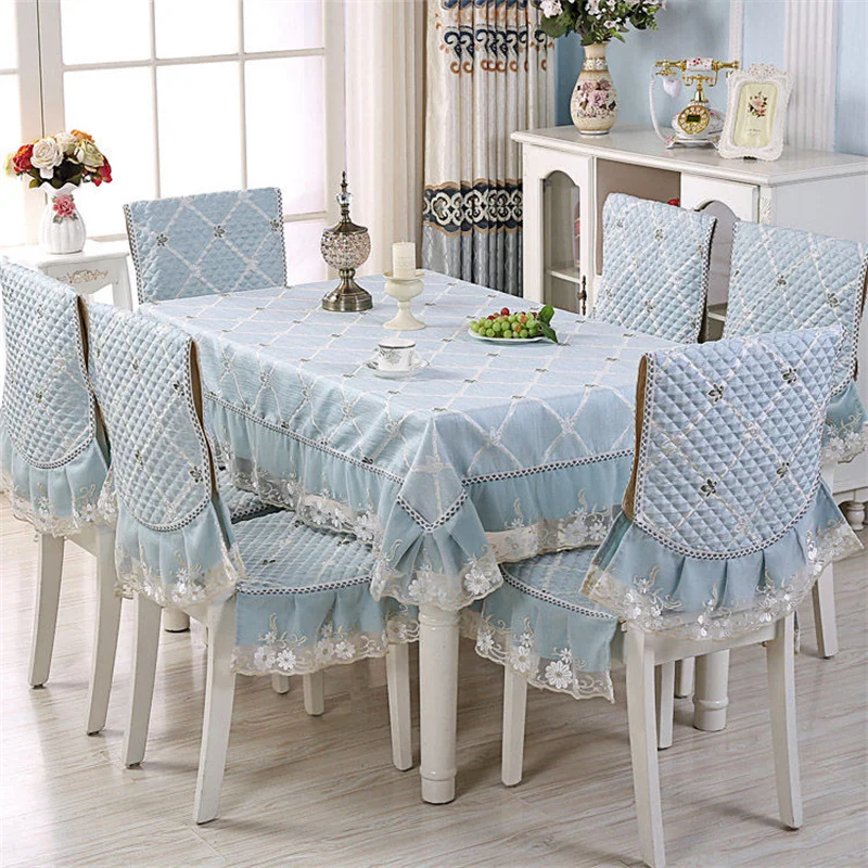 Pastoral Style Net Gauze Printing Tablecloth Chair Cover Cushion Set, Modern And Simple Home Furnishing Fabric
Pastoral Style Net Gauze Printing Tablecloth Chair Cover Cushion Set, Modern And Simple Home Furnishing Fabric