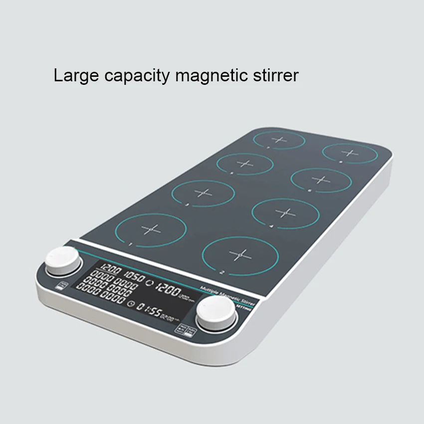 MMS8pro Multi-Position Magnetic Stirrer 1500rpm 8*500ml Electric Magnetic Stirrer Laboratory LCD Digital Display Magnetic Mixer
MMS8pro Multi-Position Magnetic Stirrer 1500rpm 8*500ml Electric Magnetic Stirrer Laboratory LCD Digital Display Magnetic Mixer