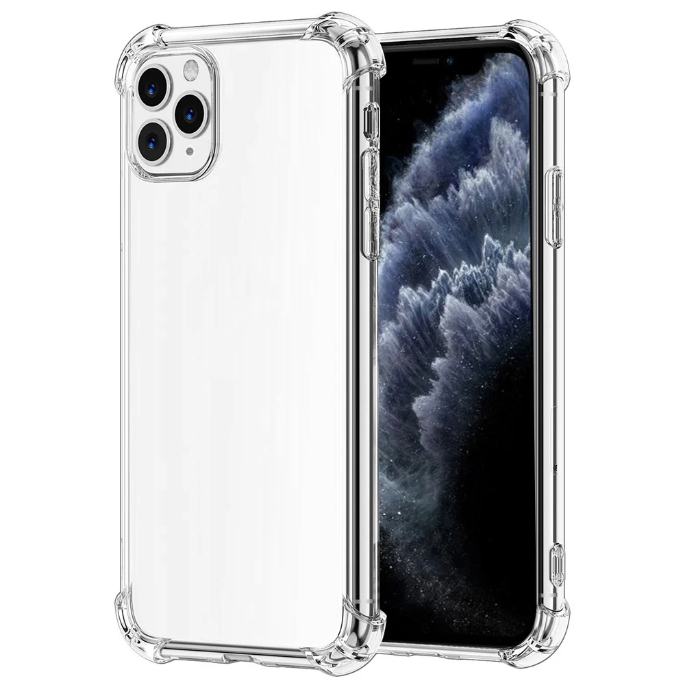 Crystal clear case with 4 corners shockproof protective TPU Cover case for iphone 11 pro max
Crystal clear case with 4 corners shockproof protective TPU Cover case for iphone 11 pro max