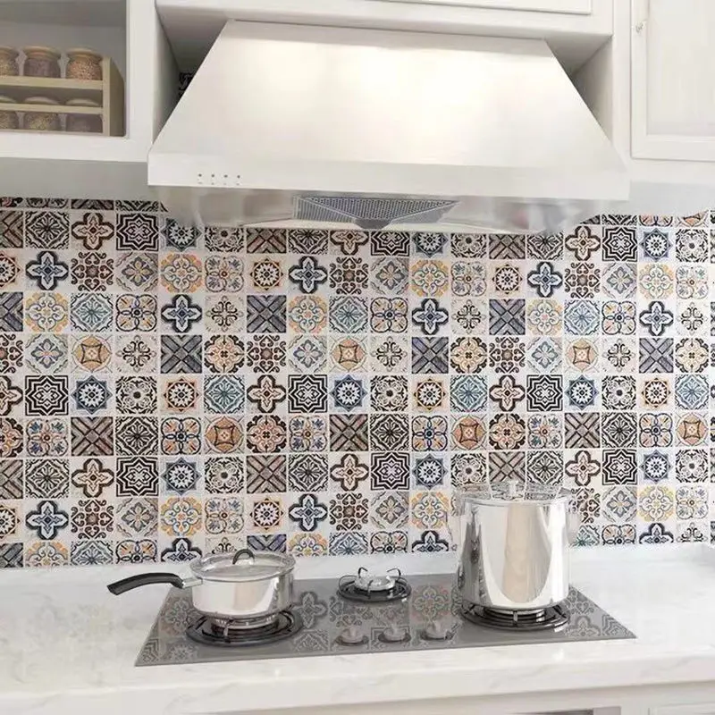 Self-Adhesive Kitchen Oil-Proof Heat-Resistant Home Decor Waterproof Vinyl Wallpapers Wall Stickers Diy Thickened Tile Stickers
Self-Adhesive Kitchen Oil-Proof Heat-Resistant Home Decor Waterproof Vinyl Wallpapers Wall Stickers Diy Thickened Tile Stickers