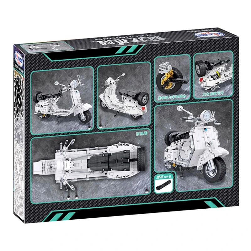 High-drilled Scooter Education Assembly kits Le High-tech Building Blocks 
High-drilled Scooter Education Assembly kits Le High-tech Building Blocks