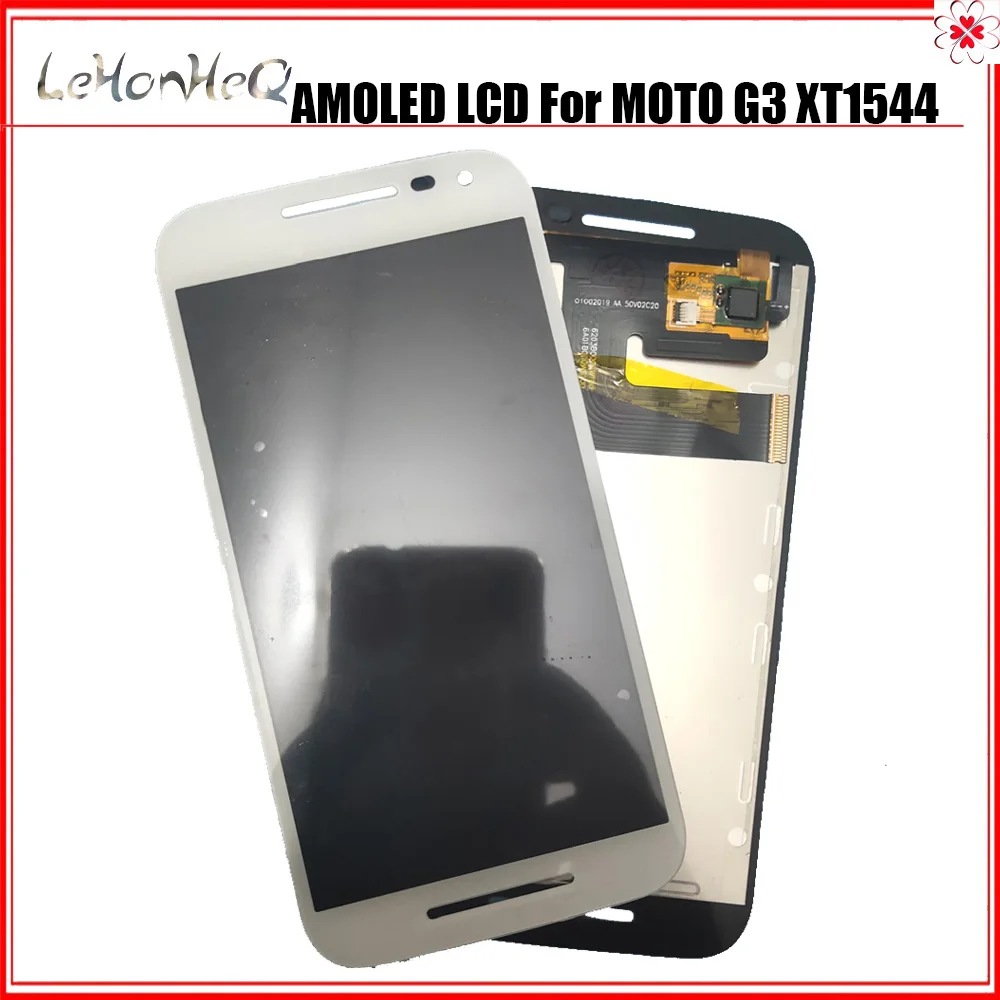 AMOLED lcd для Motorola MOTO G3 G 3rd XT1541 дисплей кодирующий преобразователь сенсорного экрана