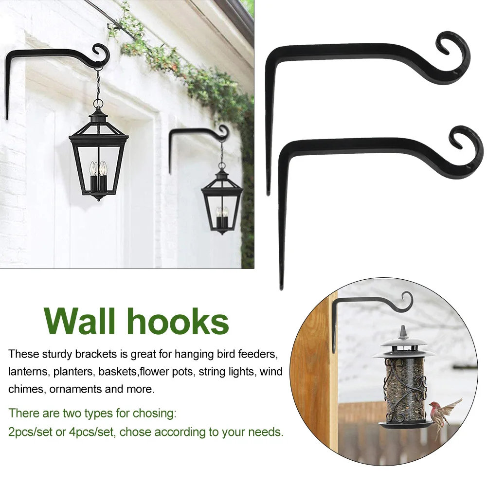 Home Decor Indoor Outdoor For Bird Feeders Plant Bracket Hanger Balcony Save Space Lanterns Iron Durable Wall Hook Wind Chimes
Home Decor Indoor Outdoor For Bird Feeders Plant Bracket Hanger Balcony Save Space Lanterns Iron Durable Wall Hook Wind Chimes