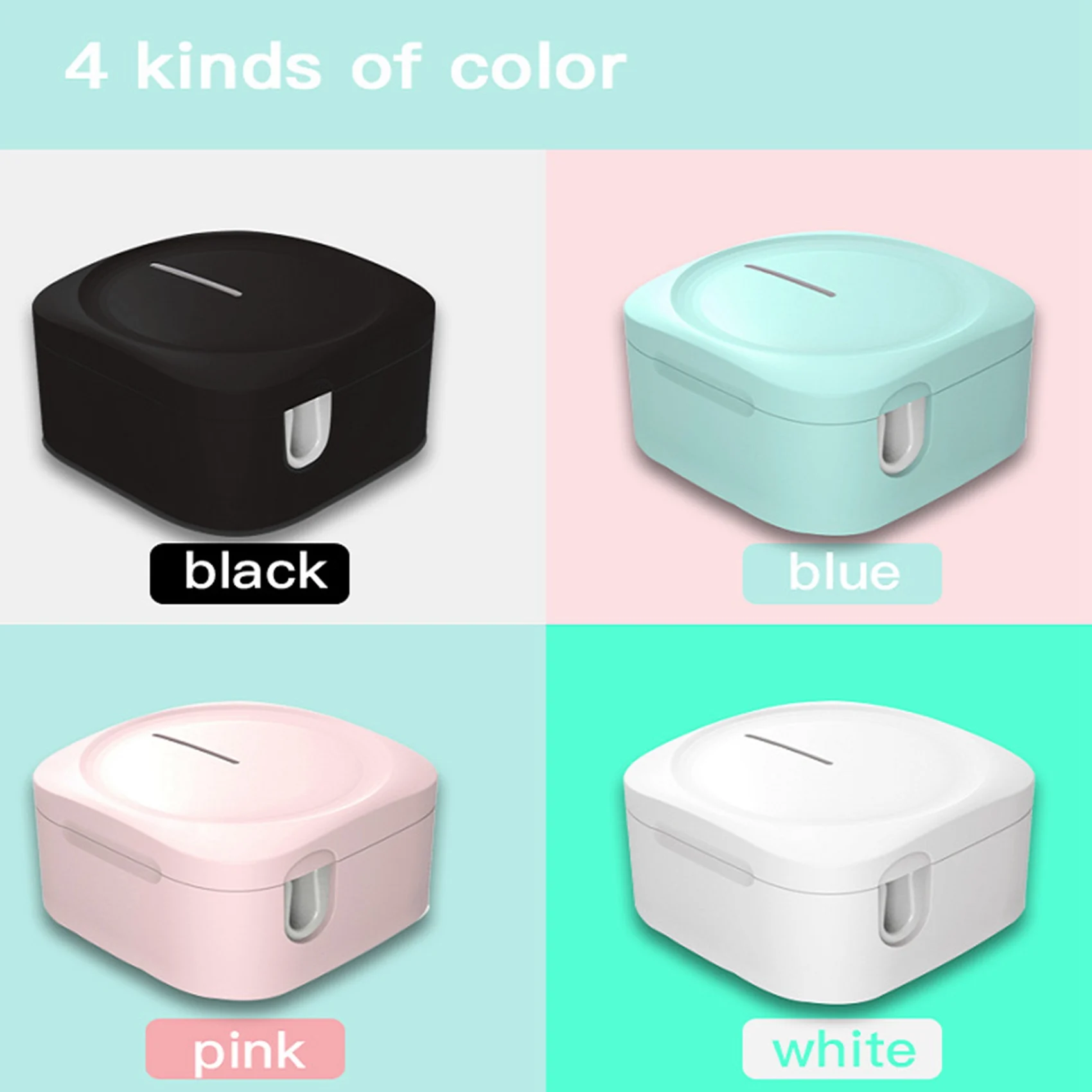 LED Portable Toothbrush Disinfection Box Without Plug-in and Wall-Mounted Sterilizings Toothbrush Holder
LED Portable Toothbrush Disinfection Box Without Plug-in and Wall-Mounted Sterilizings Toothbrush Holder