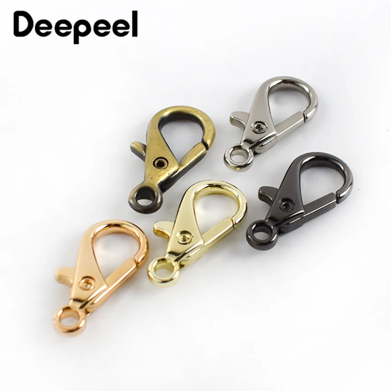 Deepeel 10/30pcs 6x27mm Metal Lobster Hook Clasp Pendant Keychain Buckle DIY Bags Chain Strap Hang Buckles Hardware Accessories
Deepeel 10/30pcs 6x27mm Metal Lobster Hook Clasp Pendant Keychain Buckle DIY Bags Chain Strap Hang Buckles Hardware Accessories