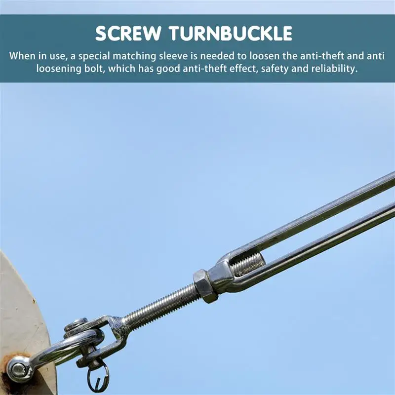 1pc Practical Simple Convenient Durable Creative Home Turnbuckle Jaw Turnbuckle for Home
1pc Practical Simple Convenient Durable Creative Home Turnbuckle Jaw Turnbuckle for Home