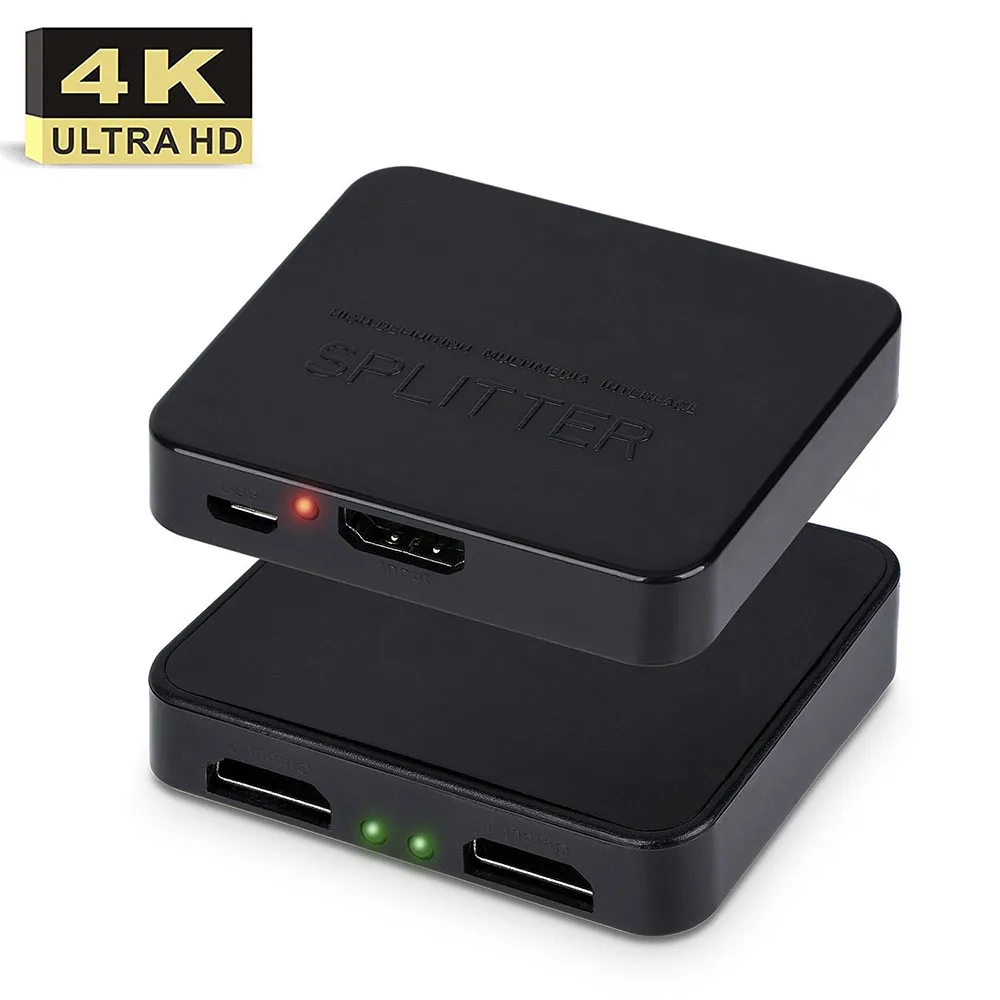 Full HD 1080p HDCP 4K Splitter Switch Switcher 1 In 2 Split Amplifier Dual Display For PS3 DVD HDTV Monitor
Full HD 1080p HDCP 4K Splitter Switch Switcher 1 In 2 Split Amplifier Dual Display For PS3 DVD HDTV Monitor