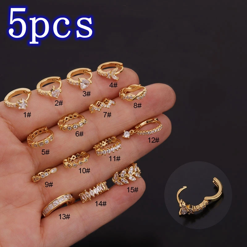 5pcs Gold Drop Dangle Ear Helix Cartilage Ring Conch Tragus Labret Hoop Septum Huggie Hoops Earrings Piercing Set Body Jewelry
5pcs Gold Drop Dangle Ear Helix Cartilage Ring Conch Tragus Labret Hoop Septum Huggie Hoops Earrings Piercing Set Body Jewelry