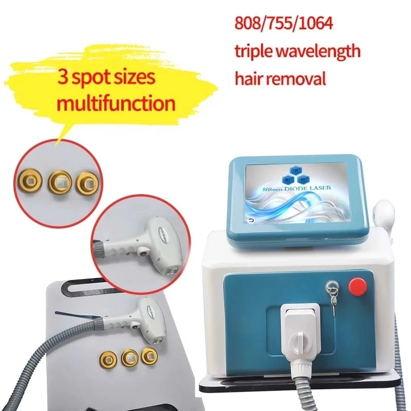 High-Power 800W 3 Wavelength 808nm Diode Laser Hair Removal Machine Germany Bar 808nm Diode Hair Removal Laser Beauty Machine
High-Power 800W 3 Wavelength 808nm Diode Laser Hair Removal Machine Germany Bar 808nm Diode Hair Removal Laser Beauty Machine