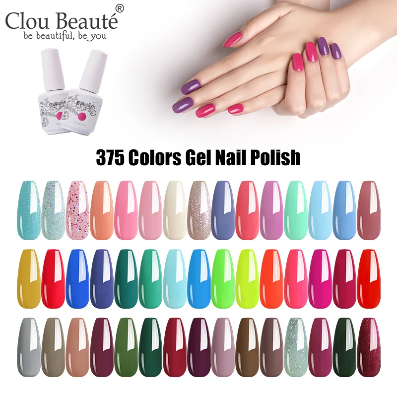 Clou Beaute 375 Colors Gel Nail Polish Color Nail Soak Off Gel Lacquer Manicure Nail Polish Hybrid Painting Nail Gel Varnish
Clou Beaute 375 Colors Gel Nail Polish Color Nail Soak Off Gel Lacquer Manicure Nail Polish Hybrid Painting Nail Gel Varnish