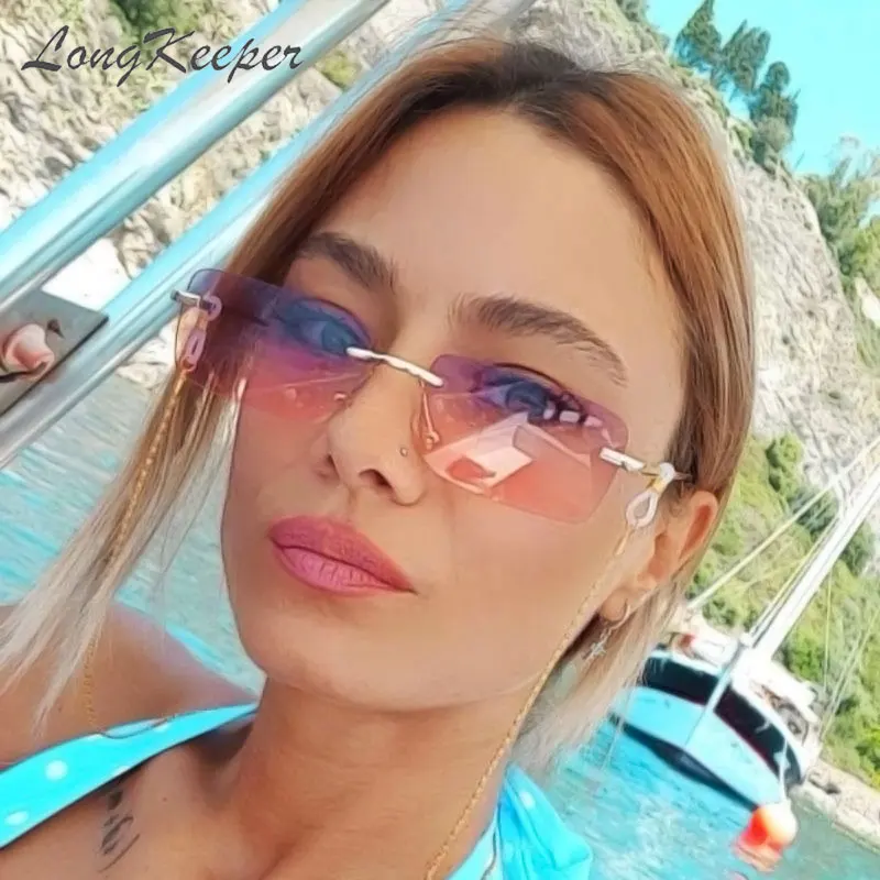 LongKeeper Rimless Rectangle Sunglasses Women Popular Ins Style Square Sun Glasses Female Summer Shades Lentes De Sol Mujer
LongKeeper Rimless Rectangle Sunglasses Women Popular Ins Style Square Sun Glasses Female Summer Shades Lentes De Sol Mujer