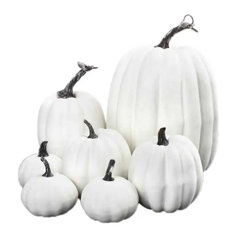 7pcs Halloween Simulation Pumpkins Harvest Fall Harvest Thanksgiving Party Home Decor Fake Pumpkins Artificial Vegetables Props
7pcs Halloween Simulation Pumpkins Harvest Fall Harvest Thanksgiving Party Home Decor Fake Pumpkins Artificial Vegetables Props