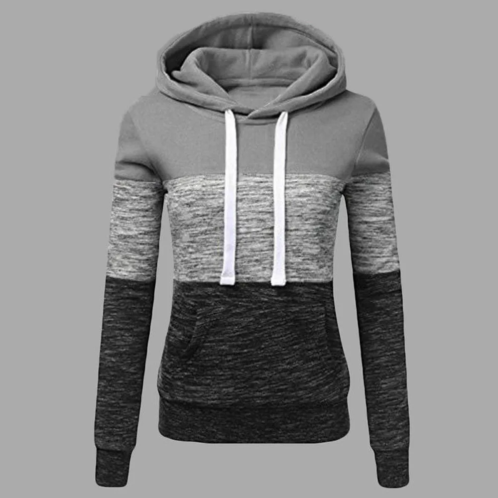 Sweatshirt Women's Clothing Solid Hoodies Fashion Womens Casual Patchwork Polyester Casual hoodies women Women's sweatshirt
Sweatshirt Women's Clothing Solid Hoodies Fashion Womens Casual Patchwork Polyester Casual hoodies women Women's sweatshirt