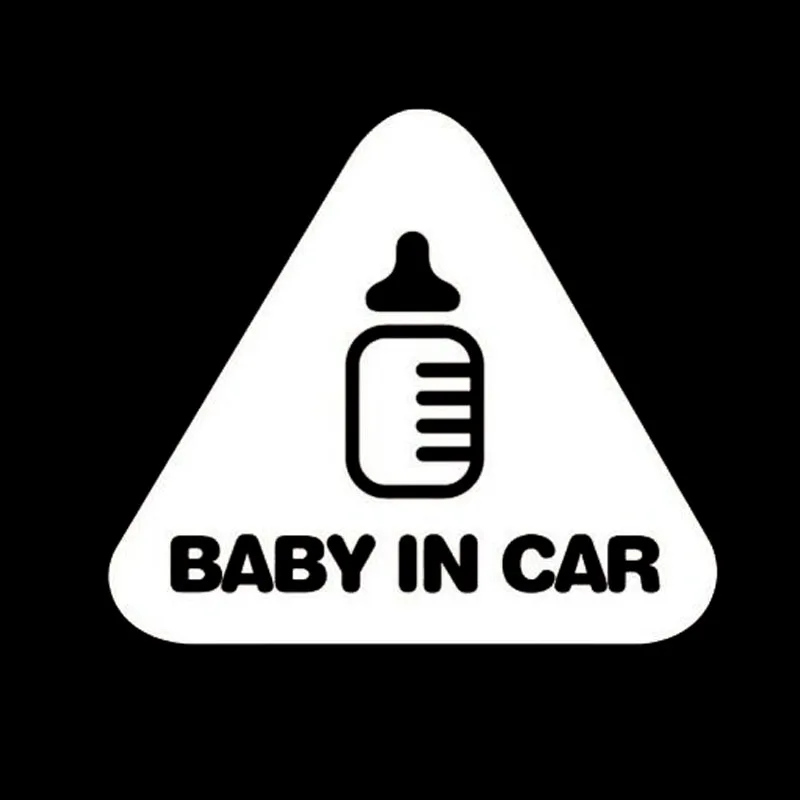 Baby In Car Shaped Triangle Safety Sign Accessories Car Rear Windshield Classic PVC Sticker Black/silver 14* 12.3cm
Baby In Car Shaped Triangle Safety Sign Accessories Car Rear Windshield Classic PVC Sticker Black/silver 14* 12.3cm