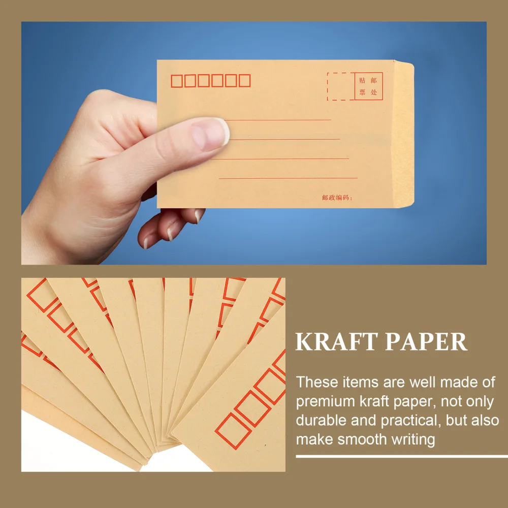 200 Pcs Kraft Paper Stationery Envelopes Portable Envelopes (Assorted Color)
200 Pcs Kraft Paper Stationery Envelopes Portable Envelopes (Assorted Color)