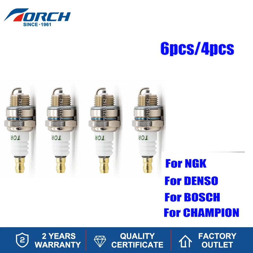 China Original TORCH Spark Plugs L7RTC Replacement For Candle BPMR7A Denso W22MPR-U Champion 858 XST2974 for WSR6F
China Original TORCH Spark Plugs L7RTC Replacement For Candle BPMR7A Denso W22MPR-U Champion 858 XST2974 for WSR6F