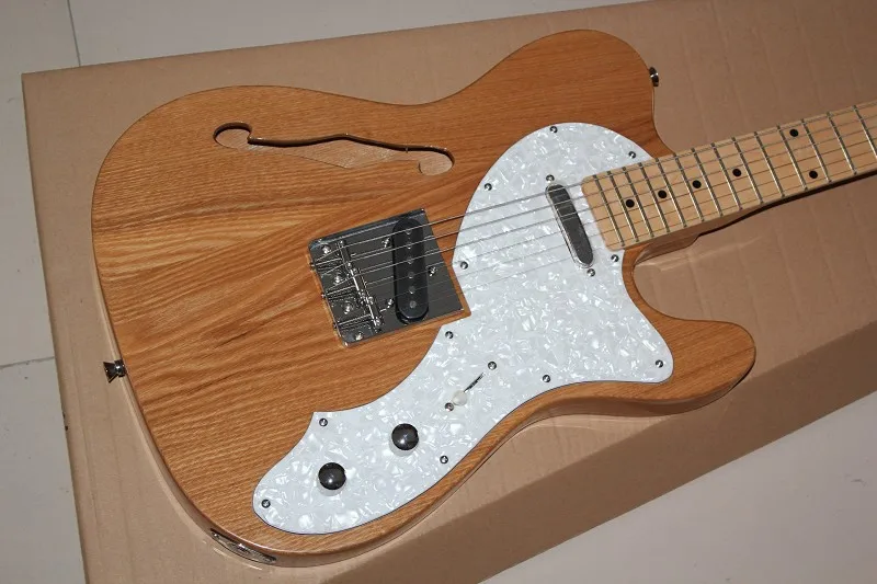 Top Quality new Semi-hollow electric guitar models single F-hole wood color guitar @30
Top Quality new Semi-hollow electric guitar models single F-hole wood color guitar @30