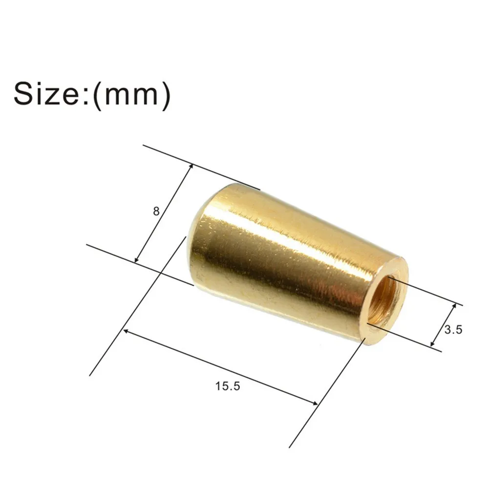 Metal Brass Cap 3 Way Toggle Switch Tip 3.5mm Threaded Guitar Switch Cap For Epiphone LP Electric Guitar Parts
Metal Brass Cap 3 Way Toggle Switch Tip 3.5mm Threaded Guitar Switch Cap For Epiphone LP Electric Guitar Parts