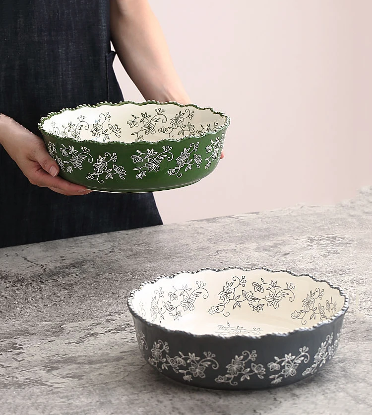 Hand-painted Ceramic Large Soup Bowl 2500ml Under Glaze Fish Noodle Pot Dinning Hall Dinnerware Cherry Pattern
Hand-painted Ceramic Large Soup Bowl 2500ml Under Glaze Fish Noodle Pot Dinning Hall Dinnerware Cherry Pattern