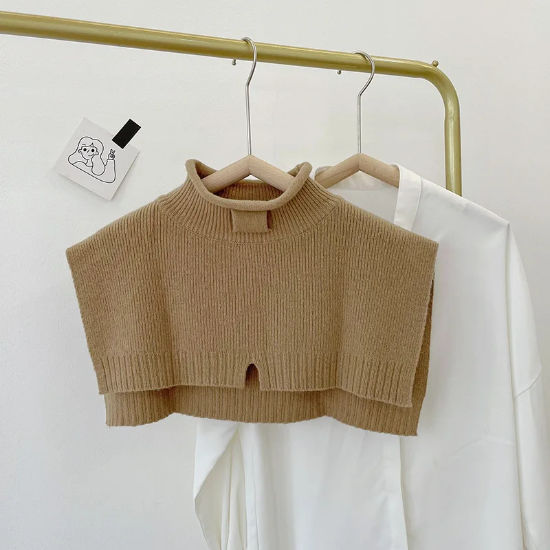 Womens Fake Collar Female Turtleneck False Collar High Neck Warmer Half Top Removable Knitted Shirt Detachable Collar Small Vest
Womens Fake Collar Female Turtleneck False Collar High Neck Warmer Half Top Removable Knitted Shirt Detachable Collar Small Vest