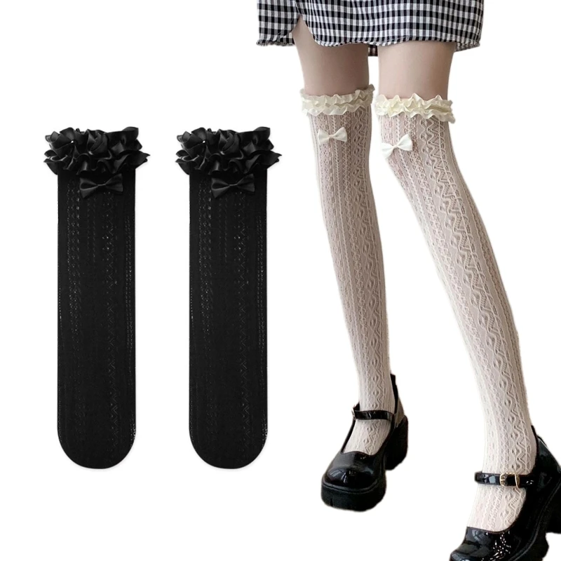 New Lolita Style Hollow Out Bowknot Over-knee Socks Long Tube Jk Uniform Socks Female Japanese Middle and High Tube Stocking
New Lolita Style Hollow Out Bowknot Over-knee Socks Long Tube Jk Uniform Socks Female Japanese Middle and High Tube Stocking