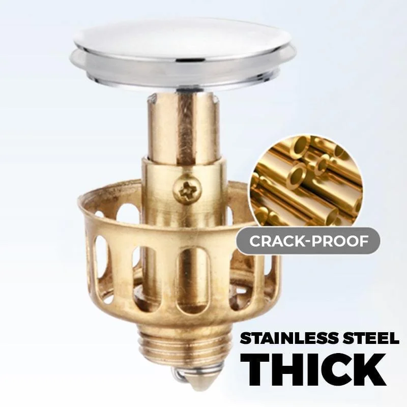 Stainless Steel Push-Type Bounce Core Basin Pop-up Drain Filter Universal Wash Basin Bounce Drain Filter Sink Drain Stopper
Stainless Steel Push-Type Bounce Core Basin Pop-up Drain Filter Universal Wash Basin Bounce Drain Filter Sink Drain Stopper