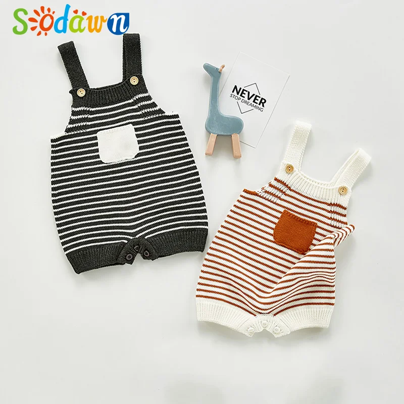 Sodawn Baby Boy Girl Romper Summer Infant Striped Pocket Knit Sweater Sleeveless Jumpsuit Xmas Outfit
Sodawn Baby Boy Girl Romper Summer Infant Striped Pocket Knit Sweater Sleeveless Jumpsuit Xmas Outfit
