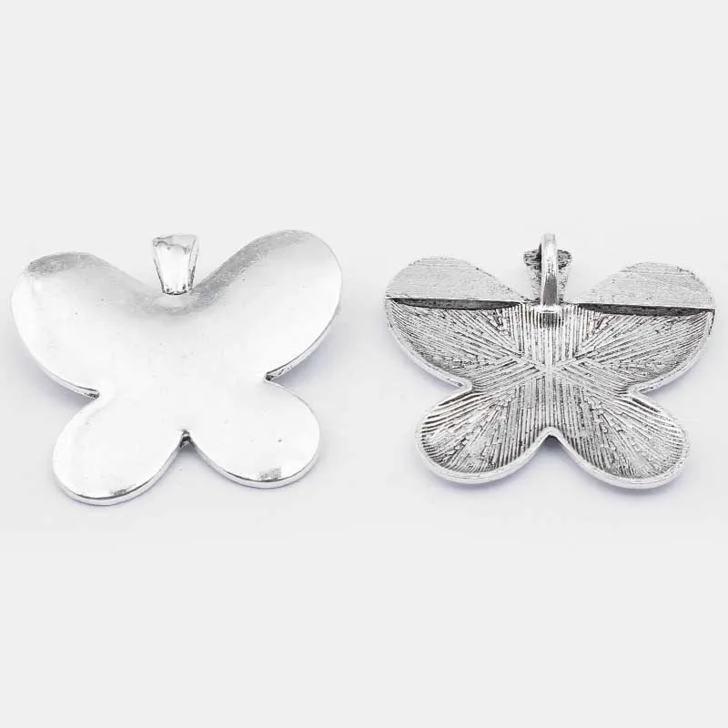 4PCS Tibetan Silver Large Blank Butterfly Insect Charm Pendant for Necklace DIY Jewelry Findings Making Craft
4PCS Tibetan Silver Large Blank Butterfly Insect Charm Pendant for Necklace DIY Jewelry Findings Making Craft