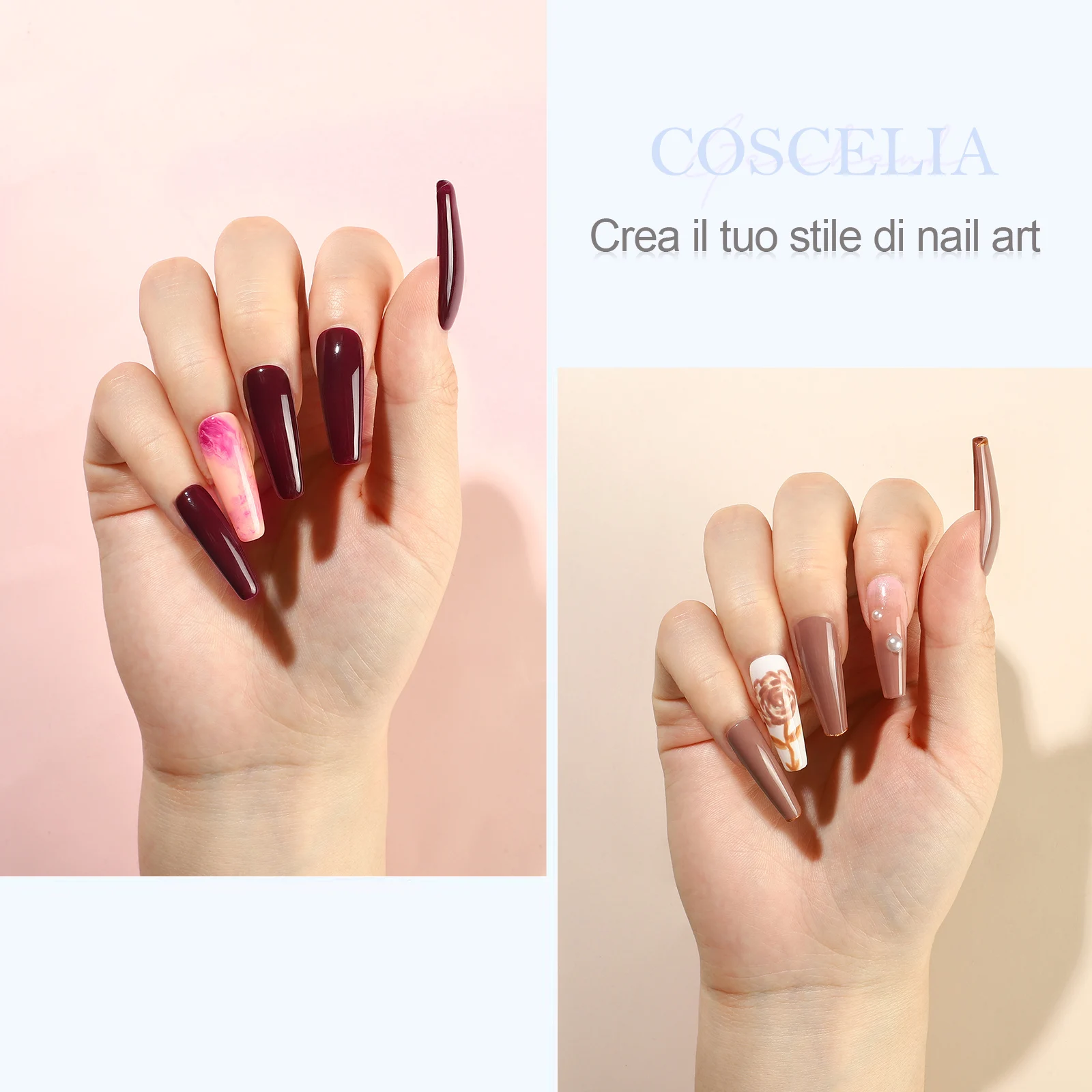 COSCELIA Gel Nail Polish Set Manicure Kit Nail Art Set For Gel Varnishes Hybrid For Nail Art Manicure Set Semi Permanent UV Gel
COSCELIA Gel Nail Polish Set Manicure Kit Nail Art Set For Gel Varnishes Hybrid For Nail Art Manicure Set Semi Permanent UV Gel