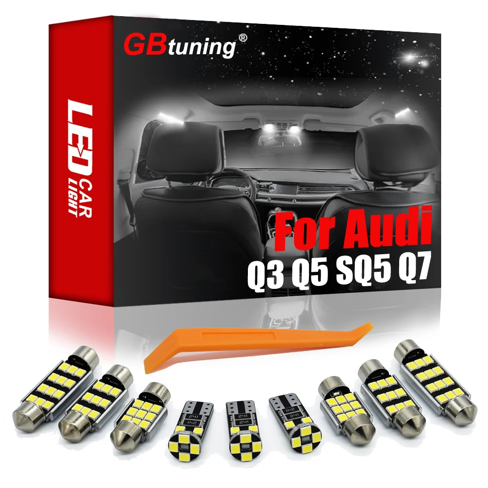 Комплект освещения GBtuning светодиодная интерьерная с Canbus для Audi Q3 Q5 SQ5 Q7, автомобильная потолочная дверь, багажник, карта, лампа для чтения
Комплект освещения GBtuning светодиодная интерьерная с Canbus для Audi Q3 Q5 SQ5 Q7, автомобильная потолочная дверь, багажник, карта, лампа для чтения