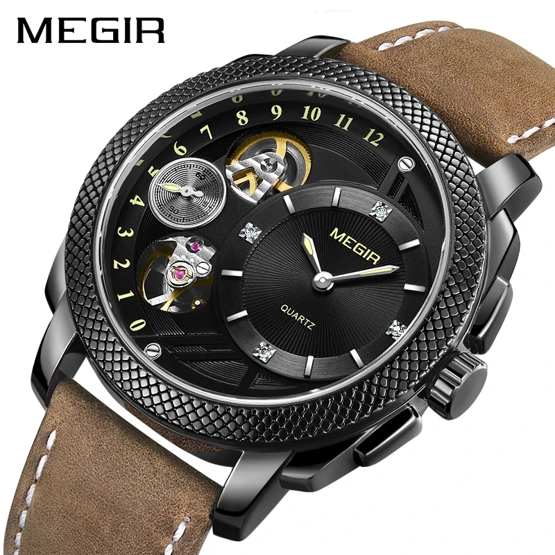MEGIR 2021 New Luminous Waterproof Simplicity Fashion Male Business Quartz Men Sports Belt Wrist Watches Relogio Masculino 2091G
MEGIR 2021 New Luminous Waterproof Simplicity Fashion Male Business Quartz Men Sports Belt Wrist Watches Relogio Masculino 2091G