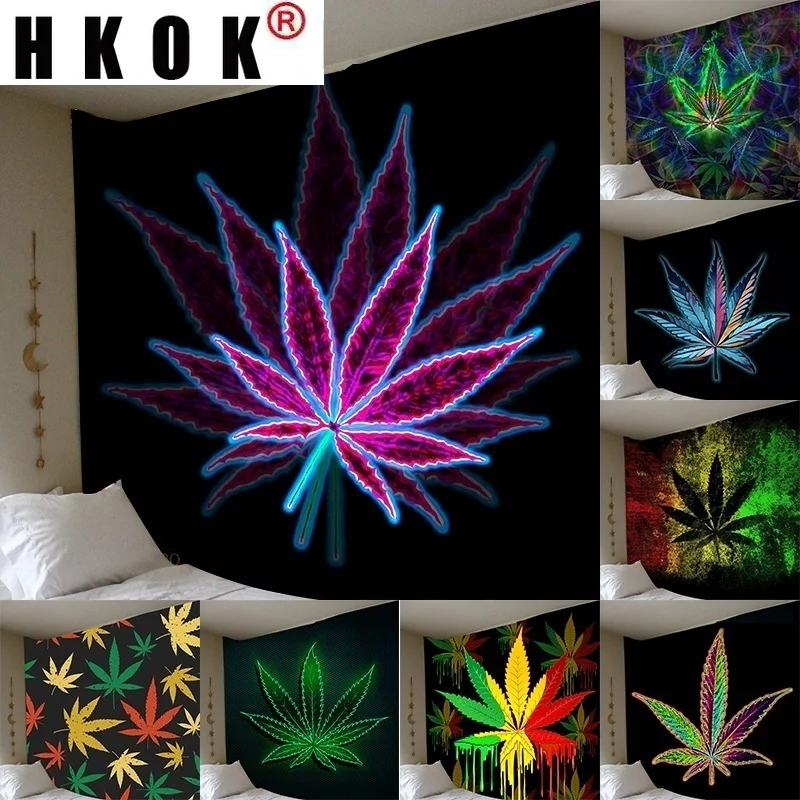 HKOK New 3D Print Colorful Maple Leaf Wall Hanging Tapestry Bedroom Modern Home Decor Living Room Wall Art Tapestry Tapiz 8 Size
HKOK New 3D Print Colorful Maple Leaf Wall Hanging Tapestry Bedroom Modern Home Decor Living Room Wall Art Tapestry Tapiz 8 Size