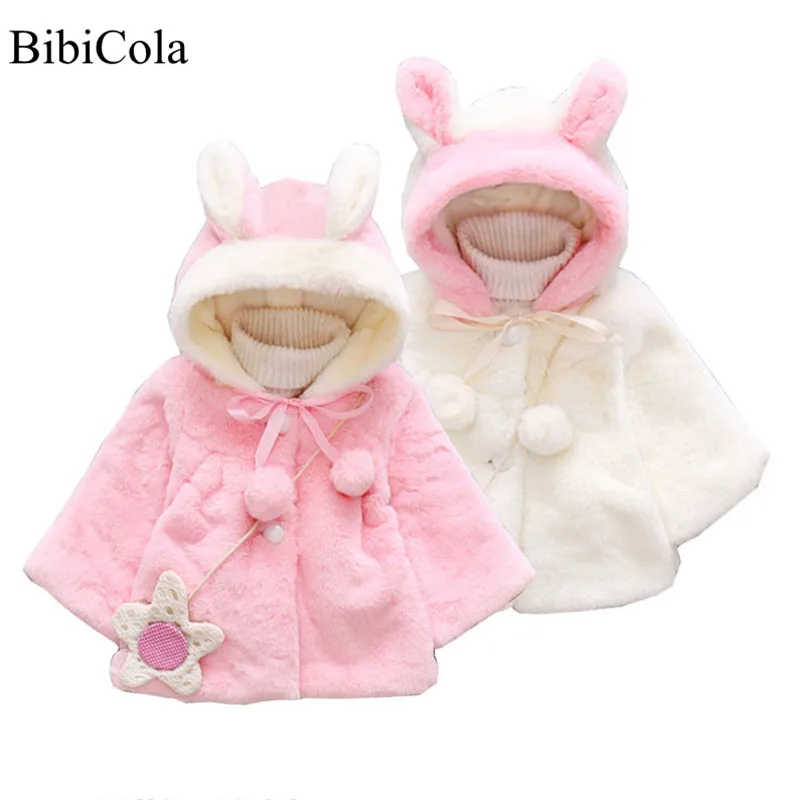 

BibiCola/2021 г. Верхняя одежда для маленьких девочек; Модные зимние пальто для младенцев; Детский плащ из флиса для малышей; Куртки с капюшоном; Хл...