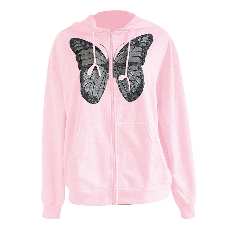 Puimentiua Y2K Oversized Butterfly Graphic Rhinestone Zip Up Hoodies E-girl 90s Streetwear Diamond Grey Long Jacket Autumn
Puimentiua Y2K Oversized Butterfly Graphic Rhinestone Zip Up Hoodies E-girl 90s Streetwear Diamond Grey Long Jacket Autumn