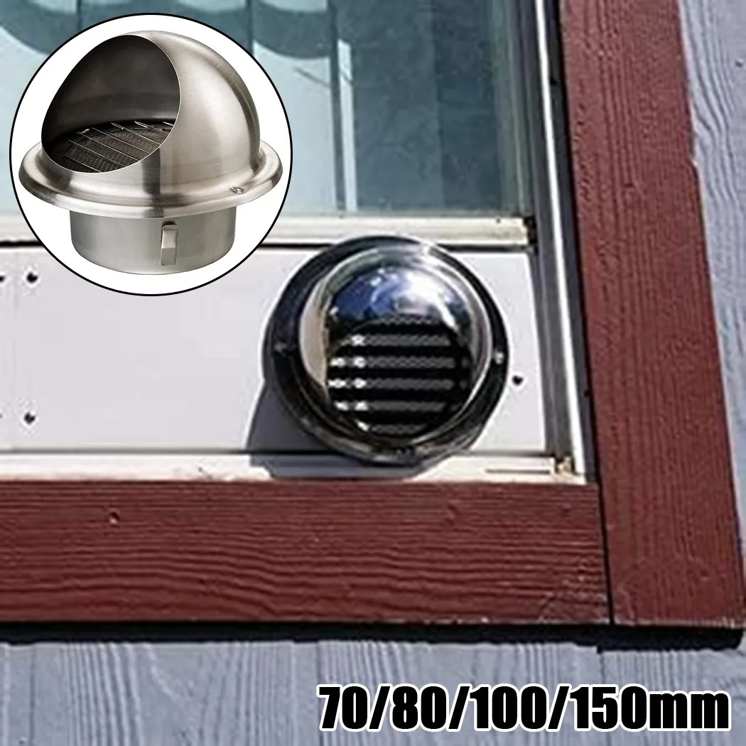 Stainless Steel Round Brushed Bull Nosed Extractor Outlet Wall Ceiling Air Vent Ducting Ventilation Grille Cover Outlet Heating
Stainless Steel Round Brushed Bull Nosed Extractor Outlet Wall Ceiling Air Vent Ducting Ventilation Grille Cover Outlet Heating