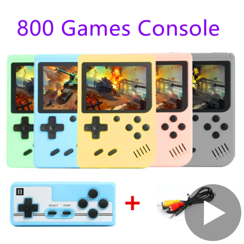 Portable 800 in 1 Retro Classic 8 Bit TV Handheld Video Game Console Player Arcade for Children Videogame Mini Machine Retrogame
Portable 800 in 1 Retro Classic 8 Bit TV Handheld Video Game Console Player Arcade for Children Videogame Mini Machine Retrogame
