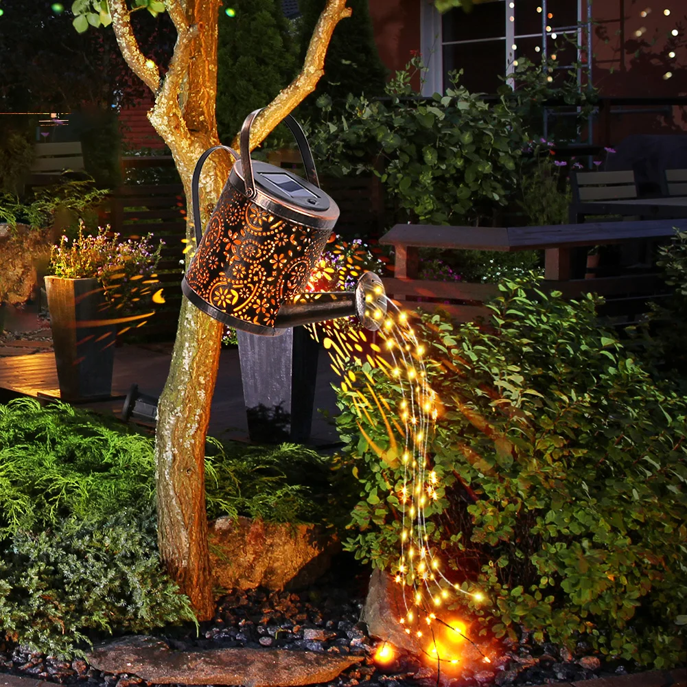 LED Shower Watering Can String Lamp Solar Powered Garden Iron Waterproof Art Water Sprinkle Kettle Light Landscape Decoration 
LED Shower Watering Can String Lamp Solar Powered Garden Iron Waterproof Art Water Sprinkle Kettle Light Landscape Decoration