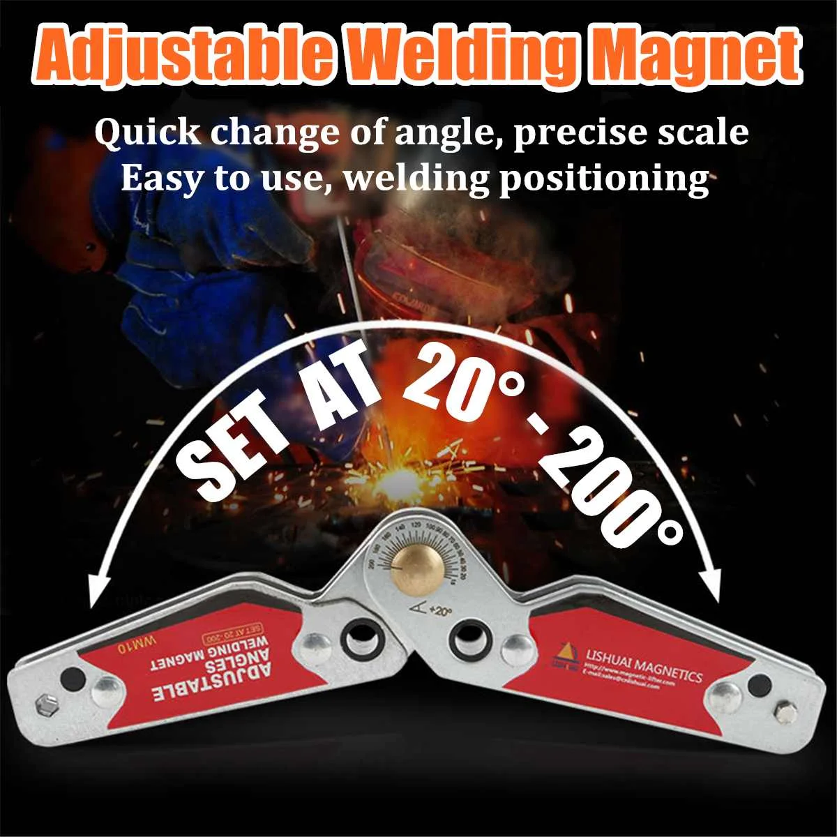 Multi-angle Magnet Welding Holder Arrow Magnetic Clamp Adjustable Angles 20-200 Degree for Welding Magnet Iron Tools RU Stock
Multi-angle Magnet Welding Holder Arrow Magnetic Clamp Adjustable Angles 20-200 Degree for Welding Magnet Iron Tools RU Stock