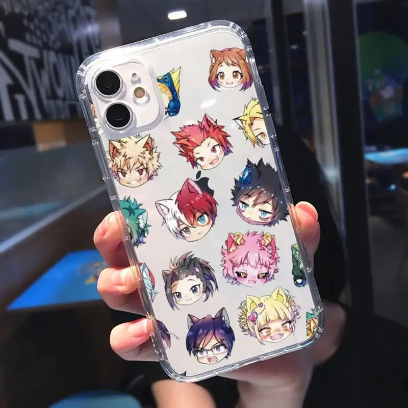 Hero Academia Phone Case Transparent for Clear iPhone 11 12 mini pro 8 7 6 6S XS MAX Plus X 5S SE 2020 XR
Hero Academia Phone Case Transparent for Clear iPhone 11 12 mini pro 8 7 6 6S XS MAX Plus X 5S SE 2020 XR