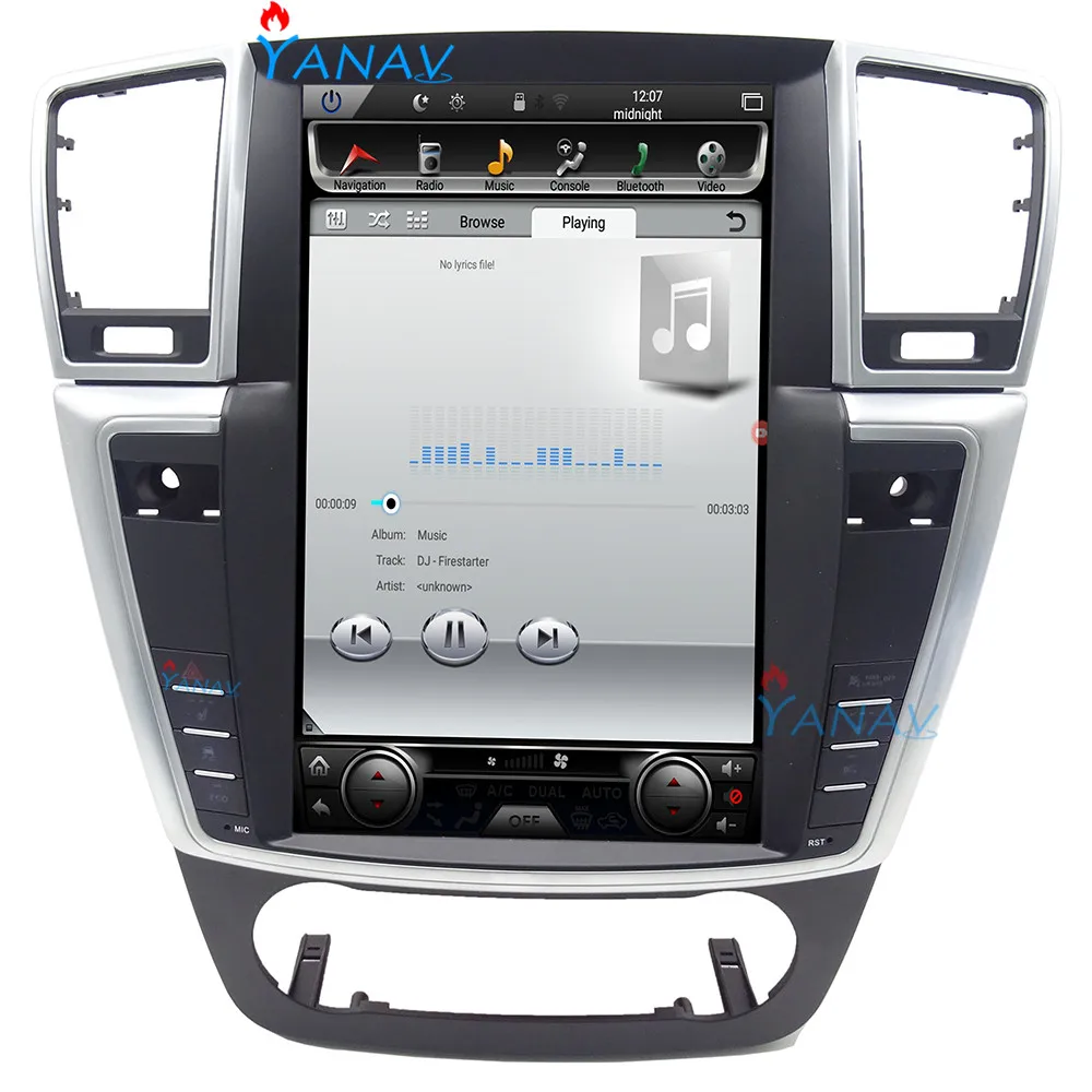 12.1 inch Tesla Vertical screen Android system Car DVD Multimedia Audio Player For-BENZ GL Class 2012-2015 Car GPS Navigation
12.1 inch Tesla Vertical screen Android system Car DVD Multimedia Audio Player For-BENZ GL Class 2012-2015 Car GPS Navigation