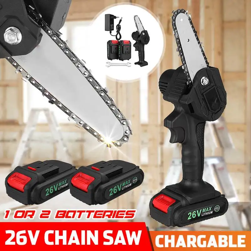 2Pcs Lithium Battery Portable Cordless Electric Pruning Saw Electric Chain Saw Woodworking Mini Electric Saw Garden Logging
2Pcs Lithium Battery Portable Cordless Electric Pruning Saw Electric Chain Saw Woodworking Mini Electric Saw Garden Logging