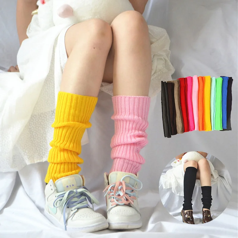 NEW Korean Candy Color Sweet Girl Leg Warmers Knitted Foot Cover Women Solid Color Autumn Winter Stylish Elastic Long Tube Sock
NEW Korean Candy Color Sweet Girl Leg Warmers Knitted Foot Cover Women Solid Color Autumn Winter Stylish Elastic Long Tube Sock