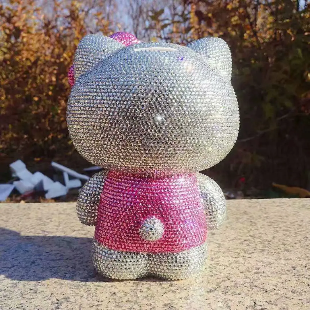Big Bling Rhinestones Kitty Miniature Heart-shaped Glasses Cute Piggy Bank for Kids Lucky Cat Coin Saving Box Home Desk Decor KT
Big Bling Rhinestones Kitty Miniature Heart-shaped Glasses Cute Piggy Bank for Kids Lucky Cat Coin Saving Box Home Desk Decor KT
