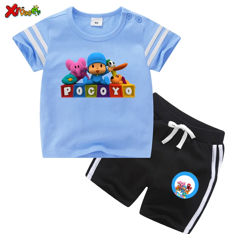 Fashion Kids Girl Clothes Sportswear 2020 Summer Baby Boys Set 2Pc Children Outfit Toddler Cotton Tracksuti Pocoyo T Shirts Cute
Fashion Kids Girl Clothes Sportswear 2020 Summer Baby Boys Set 2Pc Children Outfit Toddler Cotton Tracksuti Pocoyo T Shirts Cute