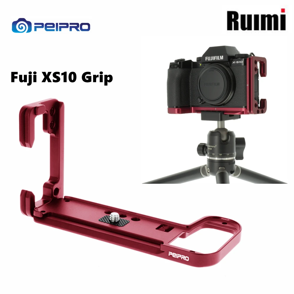 PEIPRO X-S10 Hand Grip Aviation alloy aluminum quick Release L-plate bracket camera Hand Grip for Fuji XS10 Camera
PEIPRO X-S10 Hand Grip Aviation alloy aluminum quick Release L-plate bracket camera Hand Grip for Fuji XS10 Camera