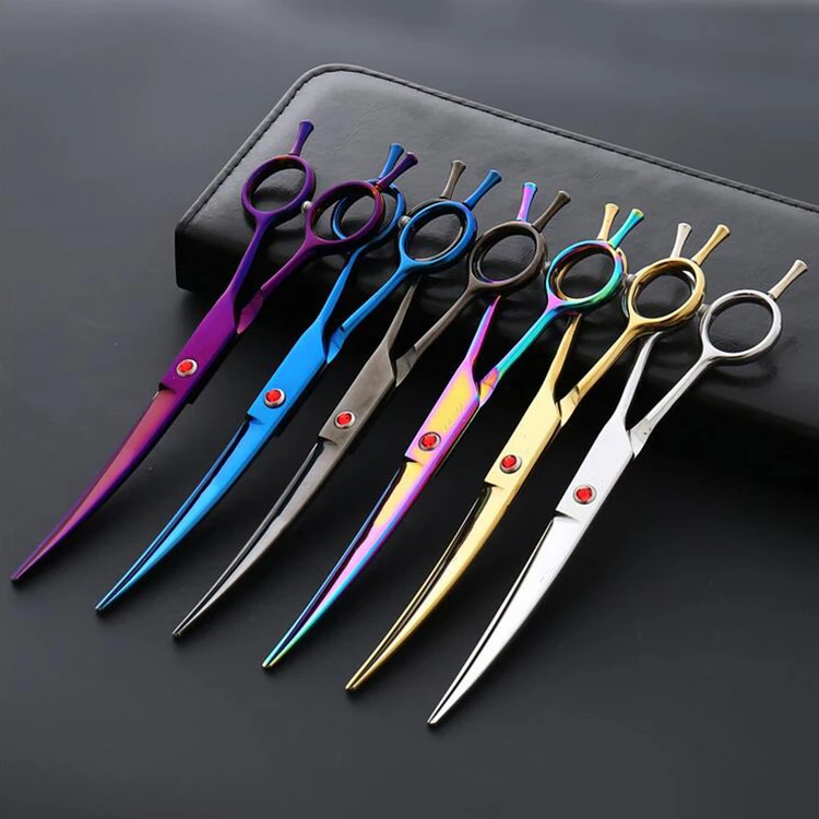 7 Inch Straight Thinning Curved Japanese Steel Blunt Haircut Cutting Scissors Tijeras de barberosombras
7 Inch Straight Thinning Curved Japanese Steel Blunt Haircut Cutting Scissors Tijeras de barberosombras