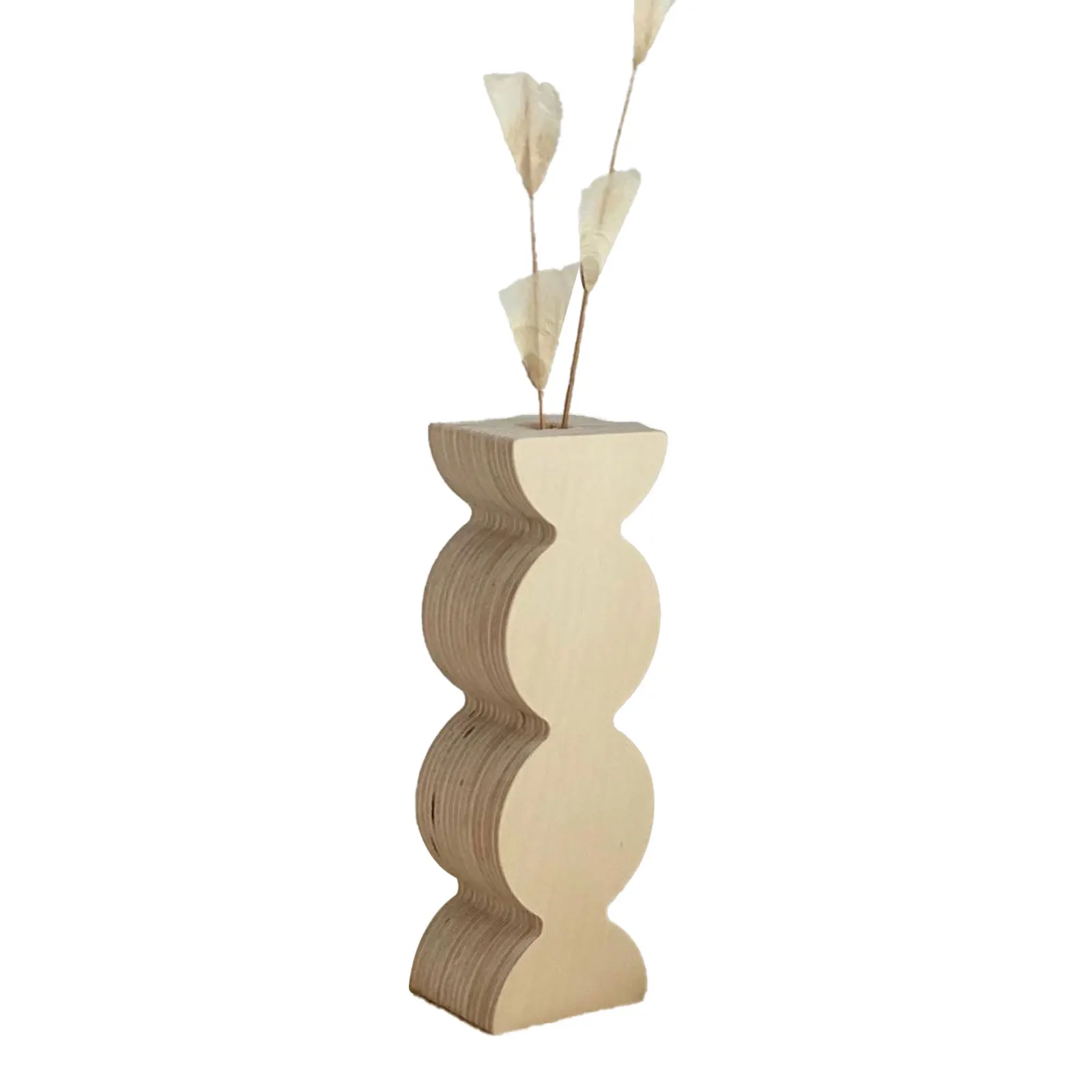 1pc Solid Color Nordic Style Wood Vase Flower Vase Ornaments For Home Bedroom Wedding Decors Photography Props
1pc Solid Color Nordic Style Wood Vase Flower Vase Ornaments For Home Bedroom Wedding Decors Photography Props
