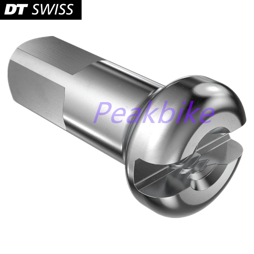 DT Swiss STANDARD 1 8/2 0x14 мм латунная Серебристая соска для спиц велосипедная спицевая