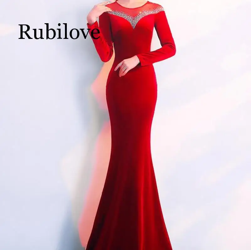 Rubilove Plus Size Lanon Cotton Full Mesh Dress 2019 New Velvet Party Autumn Long Sleeve Company Annual Meeting Host Fish Tail
Rubilove Plus Size Lanon Cotton Full Mesh Dress 2019 New Velvet Party Autumn Long Sleeve Company Annual Meeting Host Fish Tail